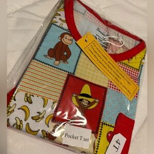 Curious George Pocket T-Shirt Set